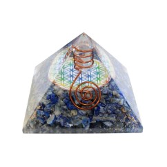 Piramide Orgonite - Simbolo del fiore della vita