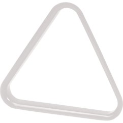 Triangolo plastica bianca American Pool