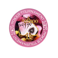 Tournament Poker Fiches Clay - $ 25000