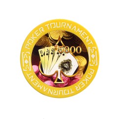 Tournament Poker Fiches Clay - $ 5.000