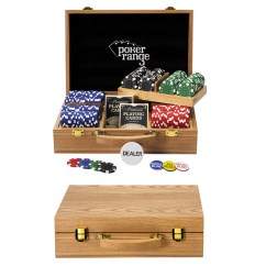 Valigetta legno Poker Range - 300 chips