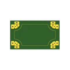 Panno verde da gioco carte - rettangolare