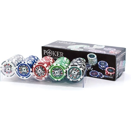 Fiches Texas Hold'em  - 100 Pz.