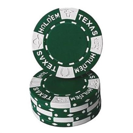  5 chips AK Texas Hold'em - verde
